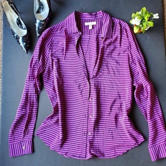 Banana Republic Silk Button down Shirt - Picture 1 of 8